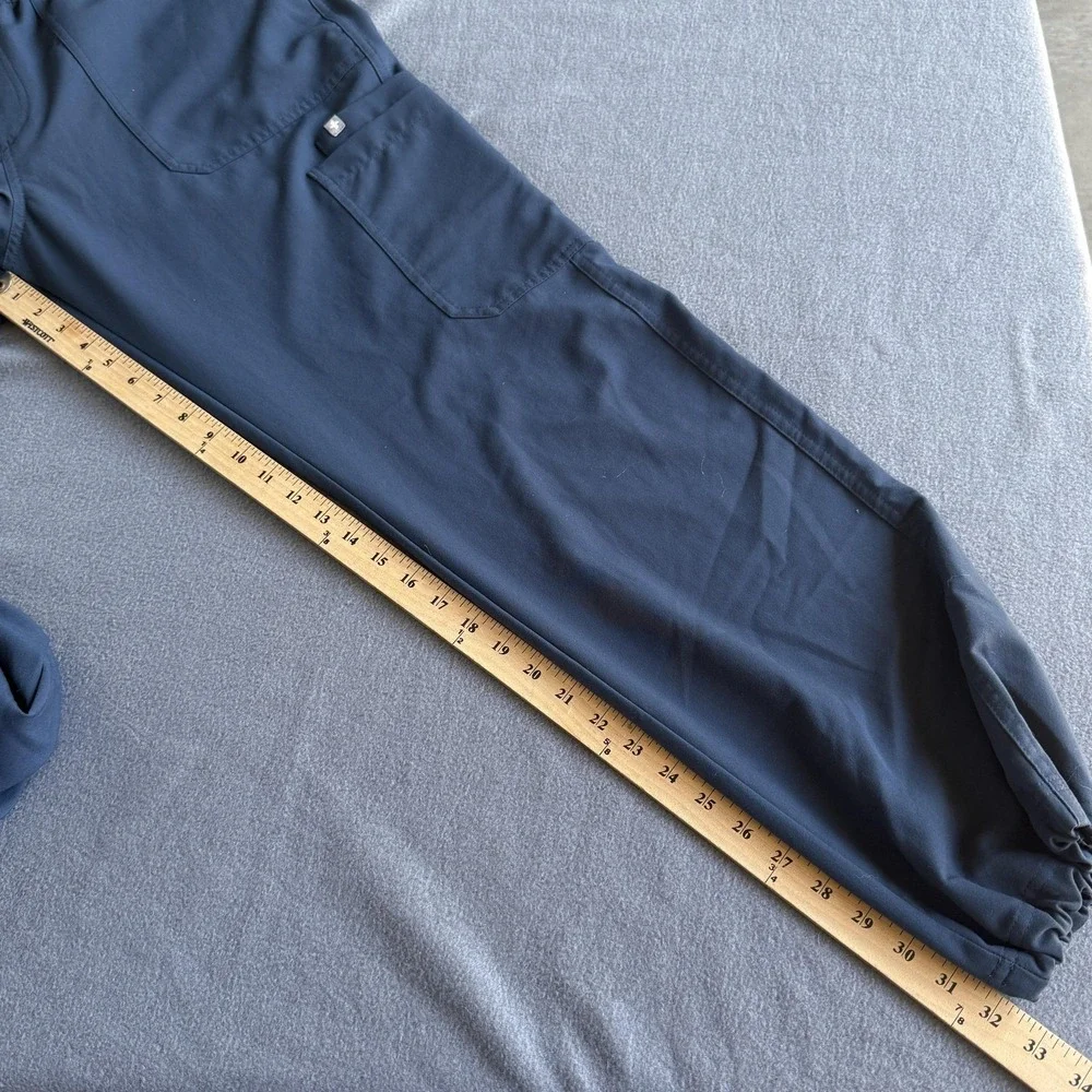 FIGS Technical Collection Pants Mens XL Blue Jogger Scrub Cargo Pockets TM3001